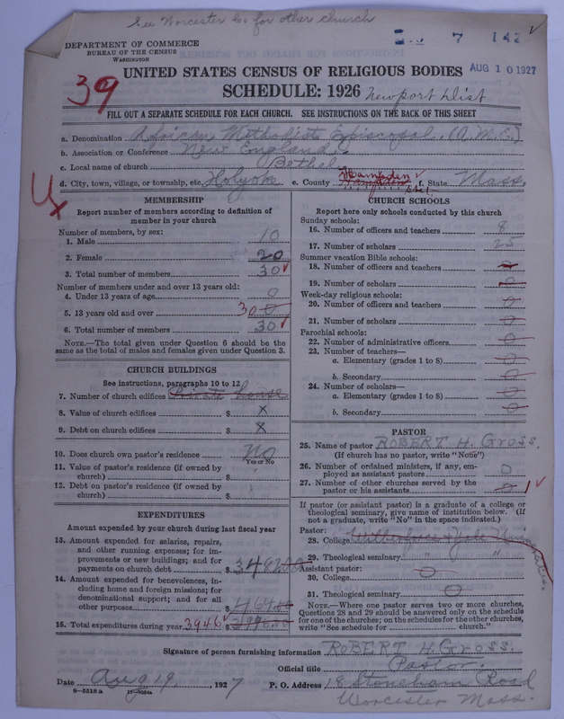 Scan of African Methodist Episcopal Church: 7