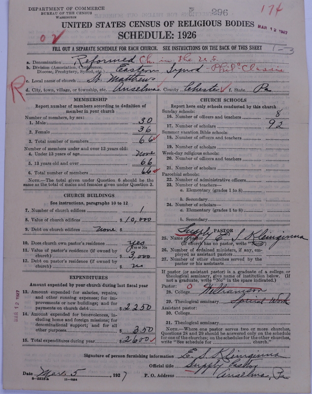 Scan of Reformed Church in the United States: 296