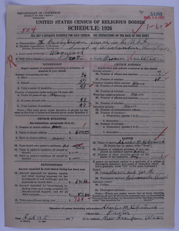 Scan of Presbyterian Church in the United States of America: 4188