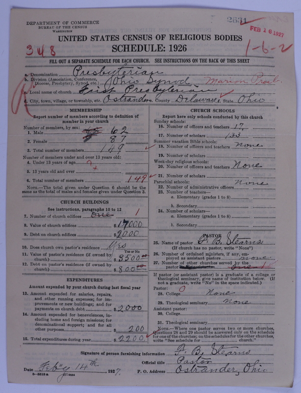 Scan of Presbyterian Church in the United States of America: 2631