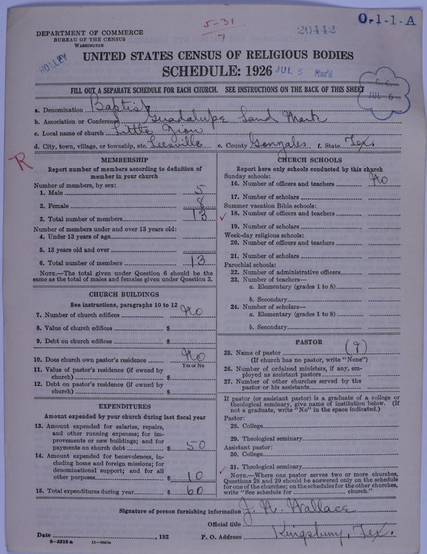 Scan of Negro Baptists: 20442