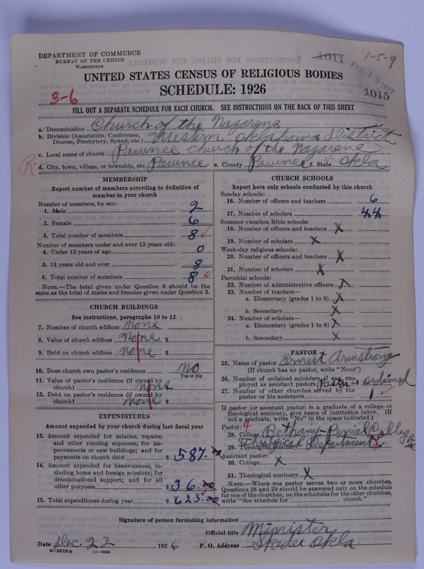 Scan of Church of the Nazarene: 1015
