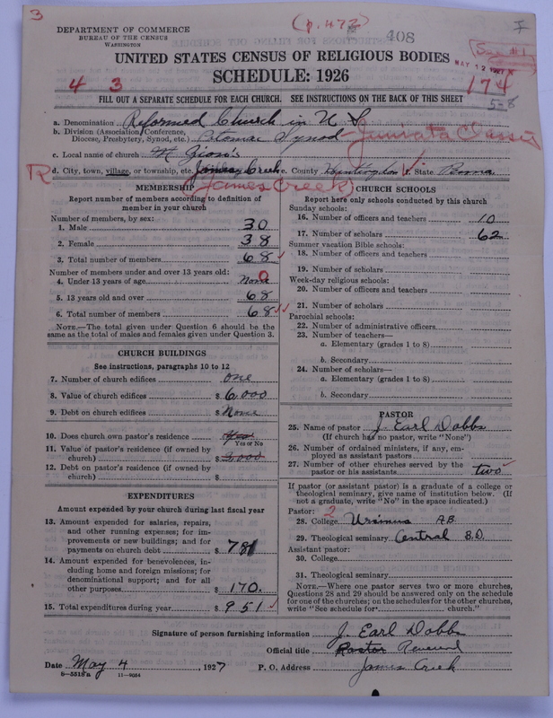 Scan of Reformed Church in the United States: 408