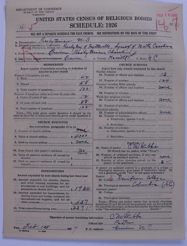 Scan of Presbyterian Church in the United States: 952
