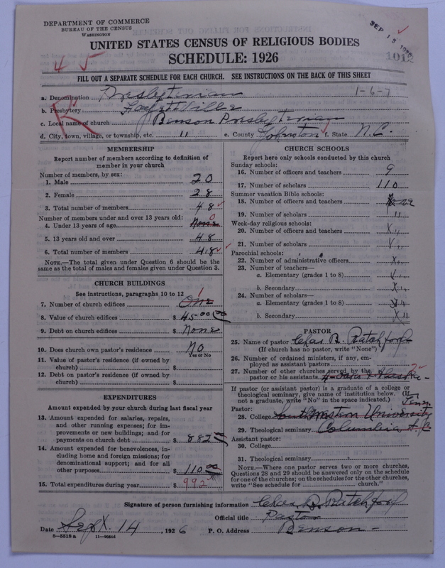 Scan of Presbyterian Church in the United States: 1012
