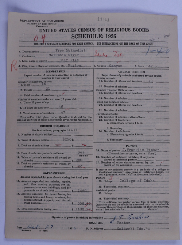 Scan of Free Methodist Church of North America: 1194