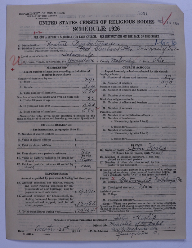 Scan of United Presbyterian Church of North America: 520