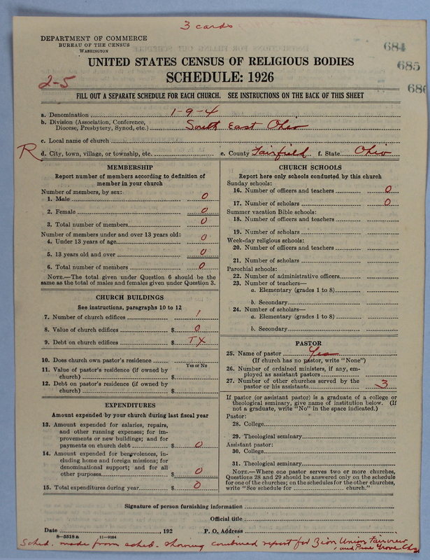 Scan of Church of the United Brethren in Christ: 685