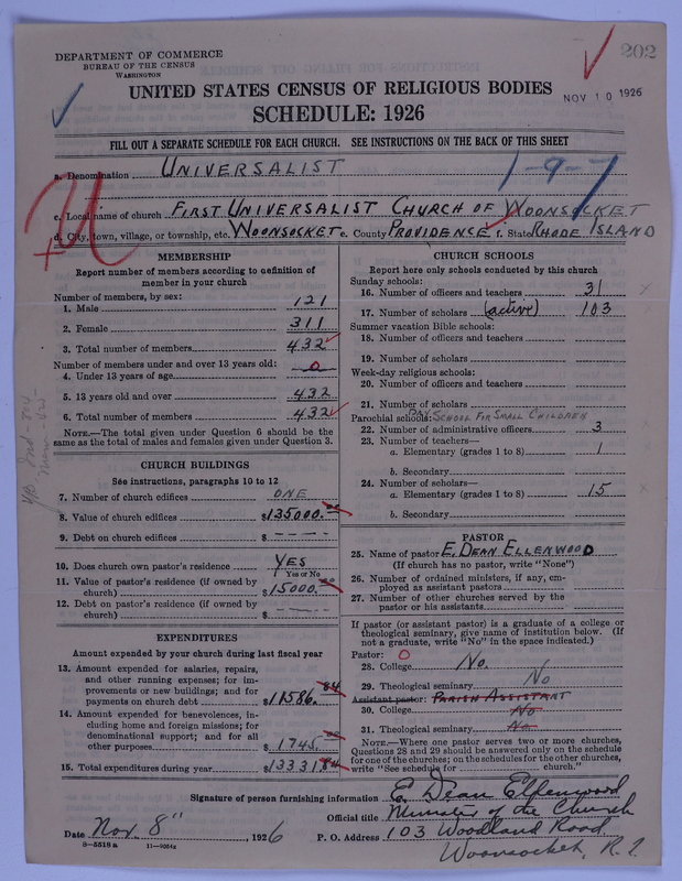 Scan of Universalist Church: 202