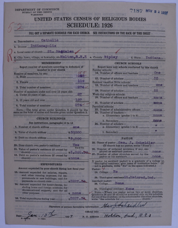 Scan of Roman Catholic Church: 7186