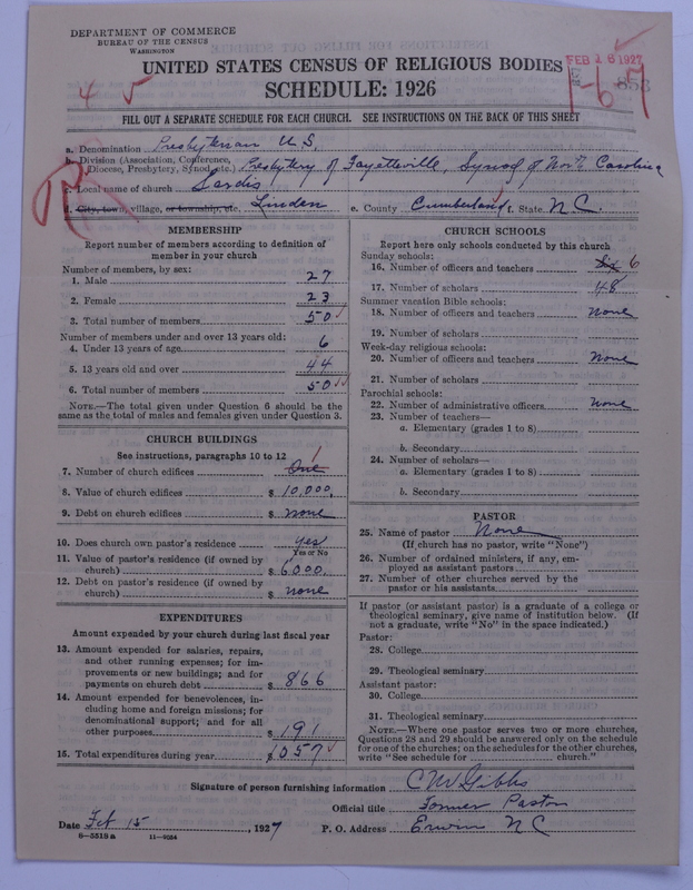 Scan of Presbyterian Church in the United States: 853