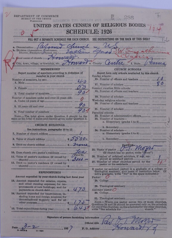 Scan of Reformed Church in the United States: 288