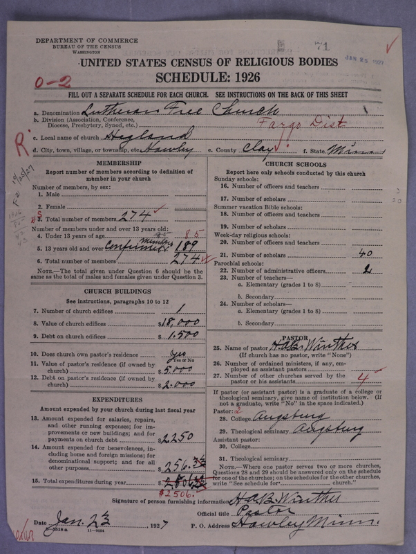 Scan of Lutheran Free Church: 71