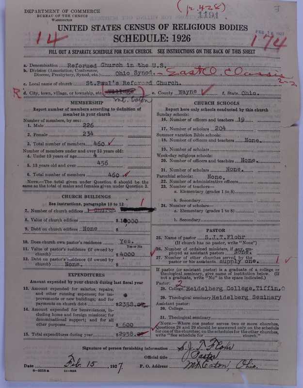 Scan of Reformed Church in the United States: 1191