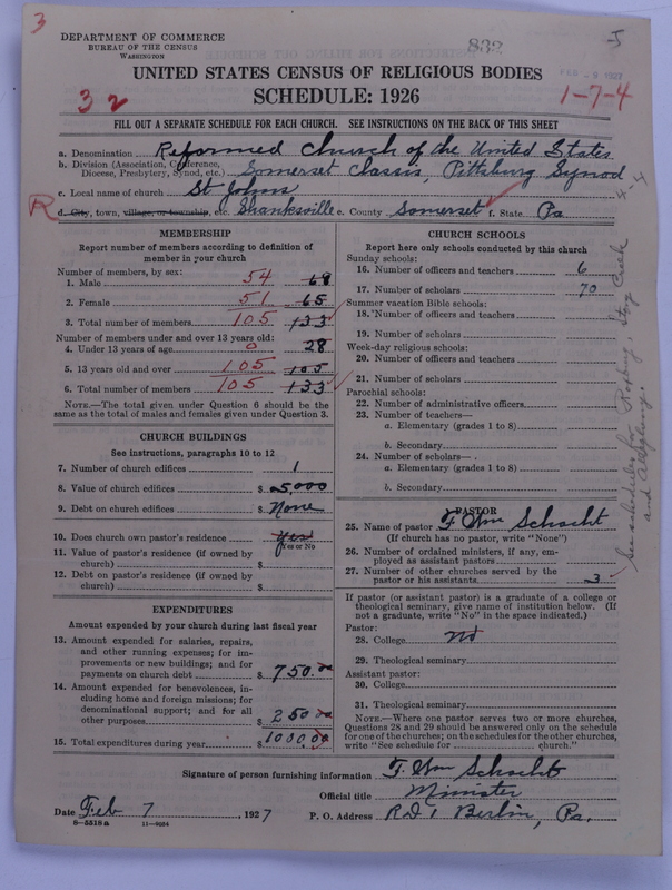 Scan of Reformed Church in the United States: 832