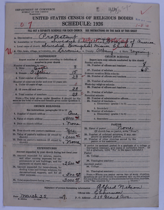 Scan of Swedish Evangelical Mission Covenant of America: 318