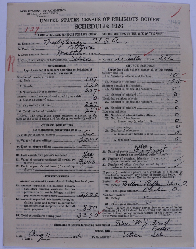 Scan of Presbyterian Church in the United States of America: 3649