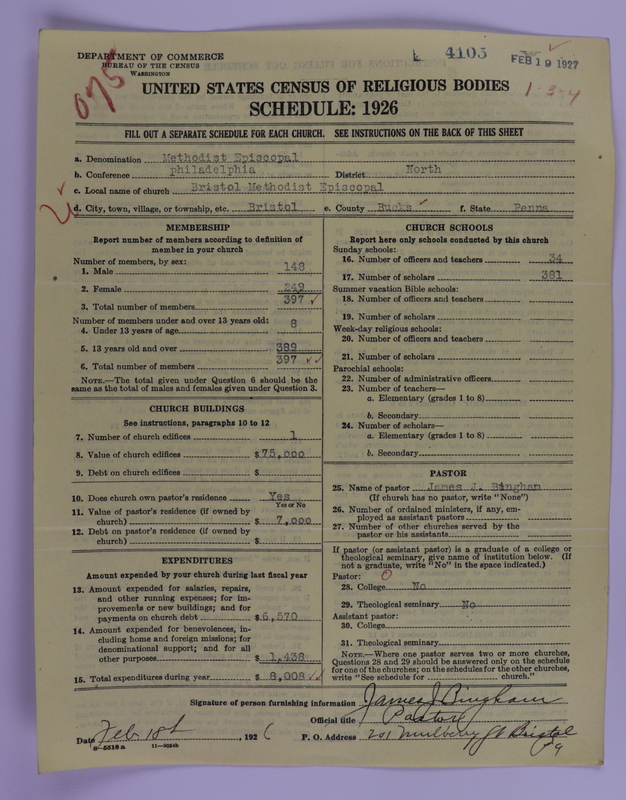 Scan of Methodist Episcopal Church: 4105