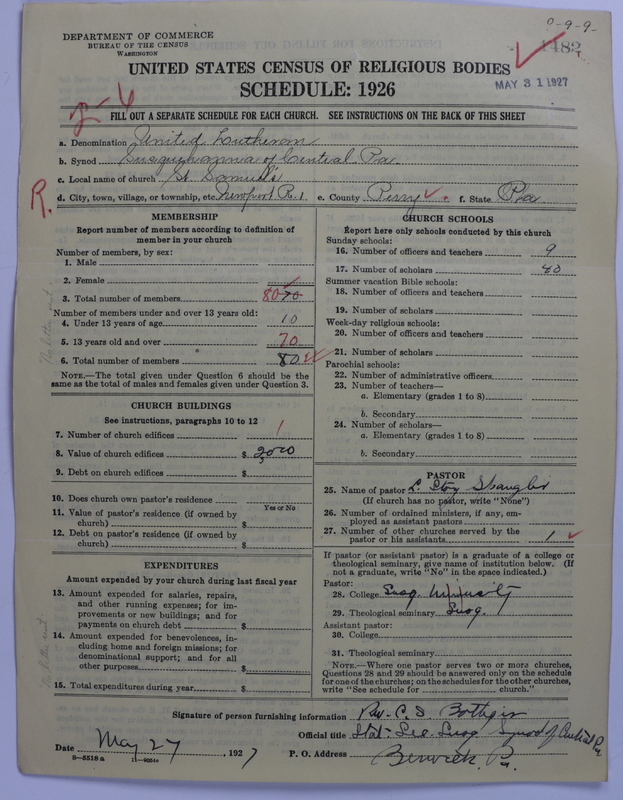 Scan of United Lutheran Church in America: 1482