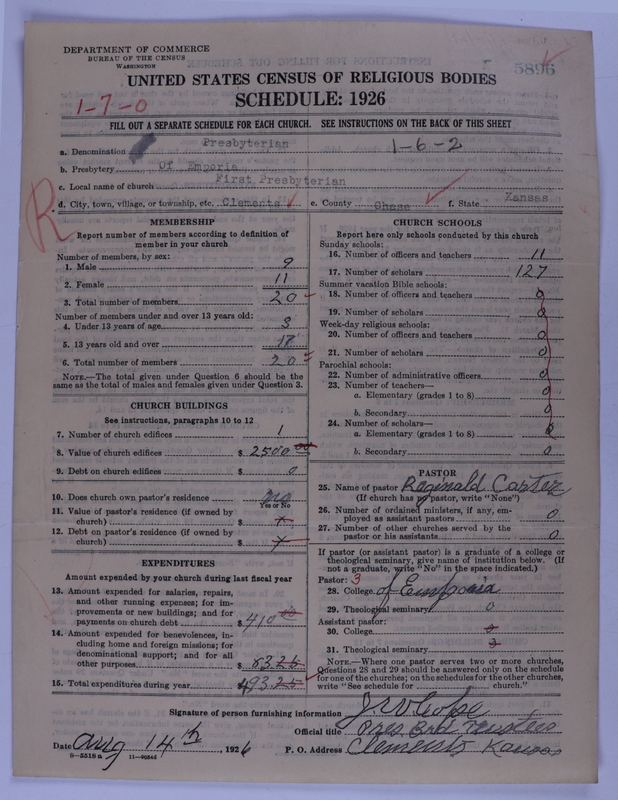 Scan of Presbyterian Church in the United States of America: 5896