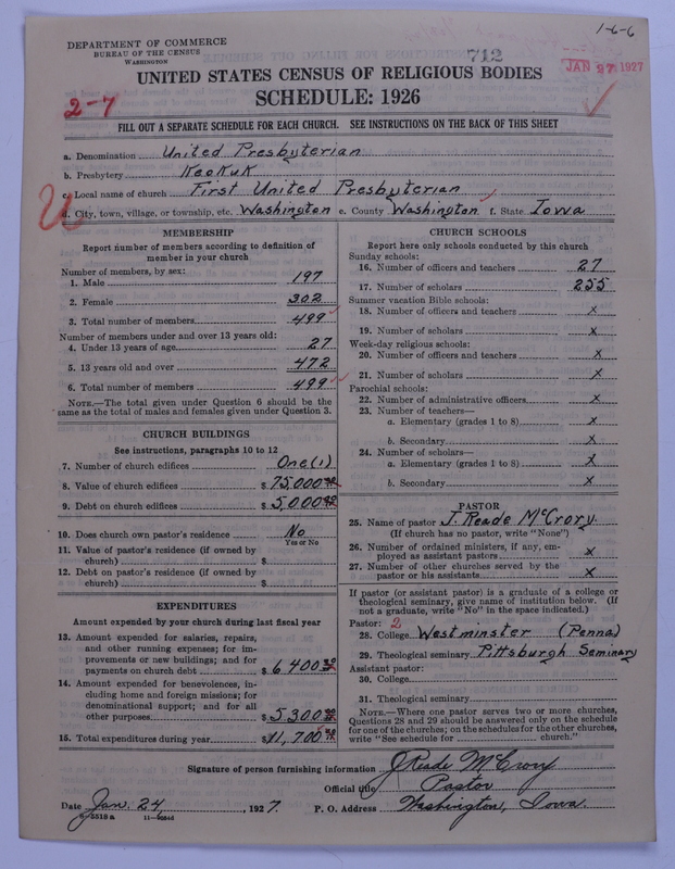 Scan of United Presbyterian Church of North America: 712