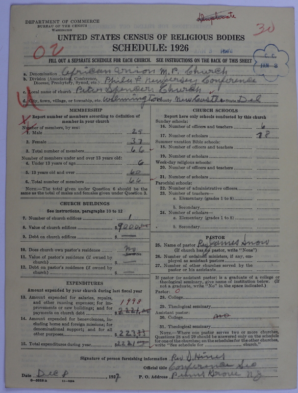 Scan of African Union Methodist Protestant Church: 30