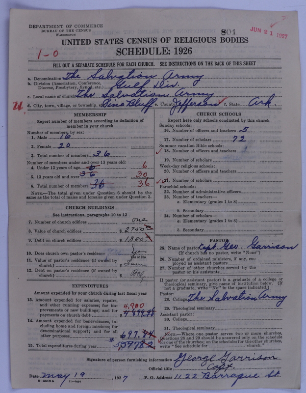 Scan of Salvation Army: 801