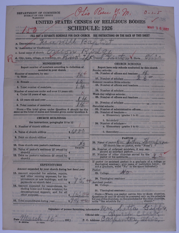Scan of Free Will Baptists: 38