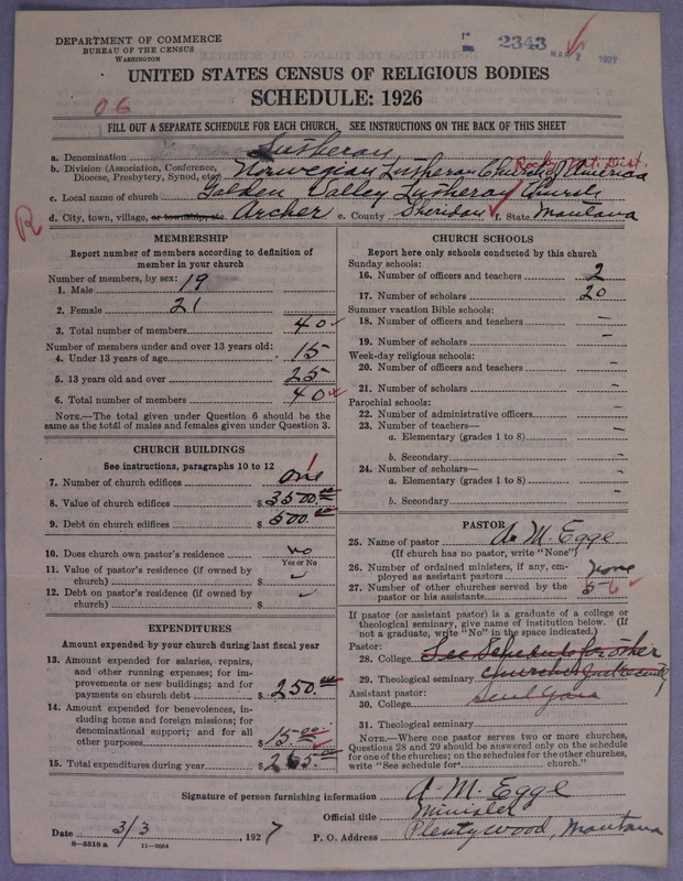 Scan of Norwegian Lutheran Church of America: 2343
