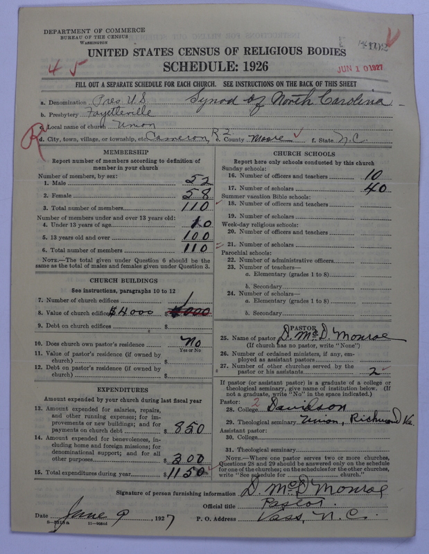 Scan of Presbyterian Church in the United States: 1102