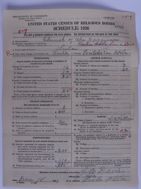 Scan of Church of the Nazarene: 1022