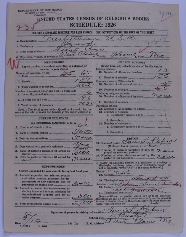 Scan of Presbyterian Church in the United States of America: 5179