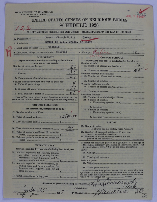 Scan of Presbyterian Church in the United States of America: 3836