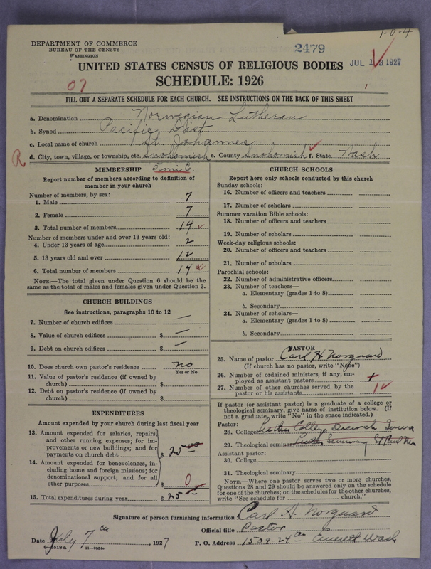 Scan of Norwegian Lutheran Church of America: 2480