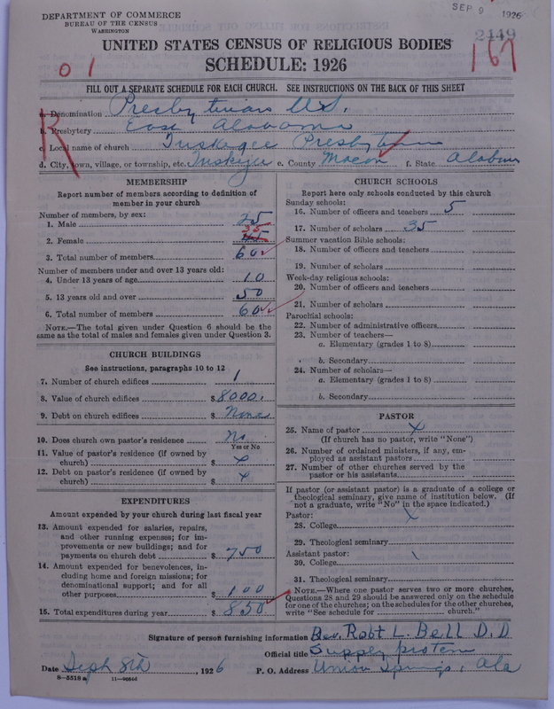 Scan of Presbyterian Church in the United States: 2449