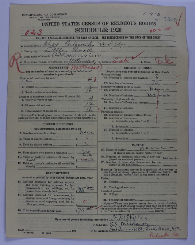 Scan of Presbyterian Church in the United States of America: 7255