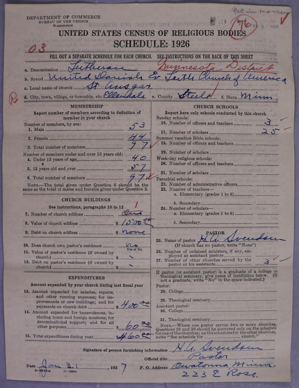 Scan of United Danish Evangelical Lutheran Church in America: 76