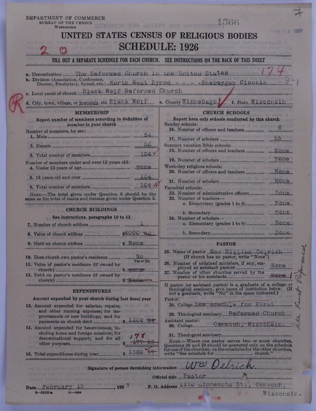 Scan of Reformed Church in the United States: 1366