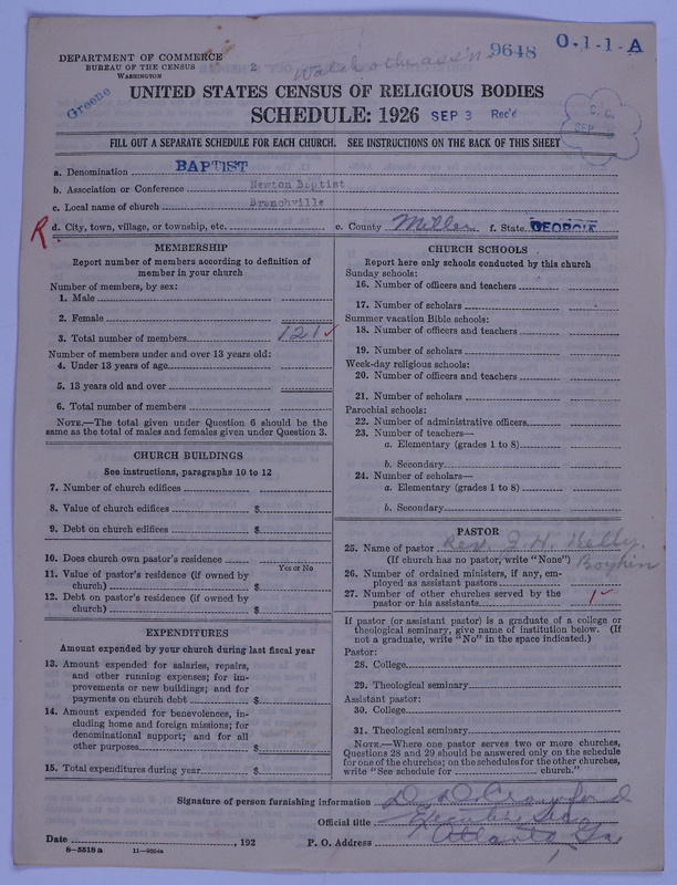Scan of Negro Baptists: 9648