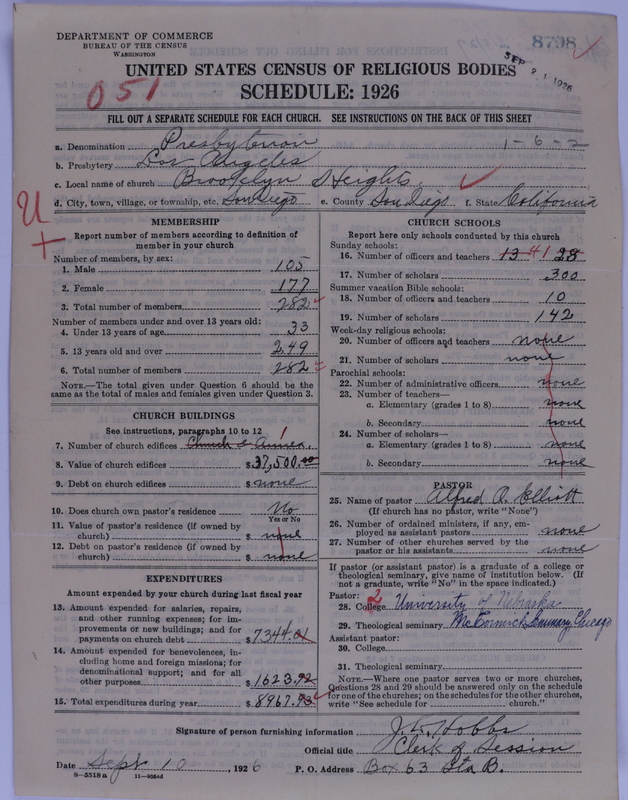 Scan of Presbyterian Church in the United States of America: 8798