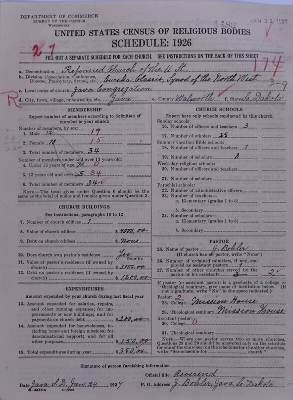 Scan of Reformed Church in the United States: 1482