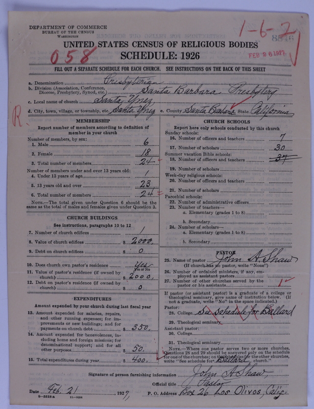 Scan of Presbyterian Church in the United States of America: 8846