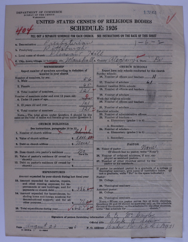 Scan of Presbyterian Church in the United States of America: 1392