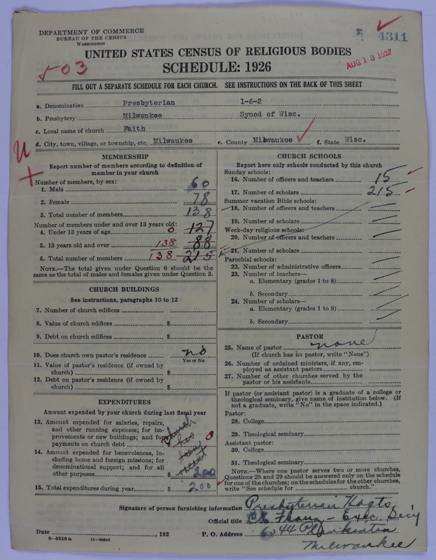 Scan of Presbyterian Church in the United States of America: 4311