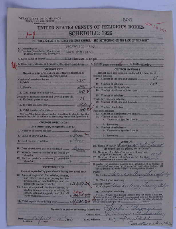Scan of Salvation Army: 502
