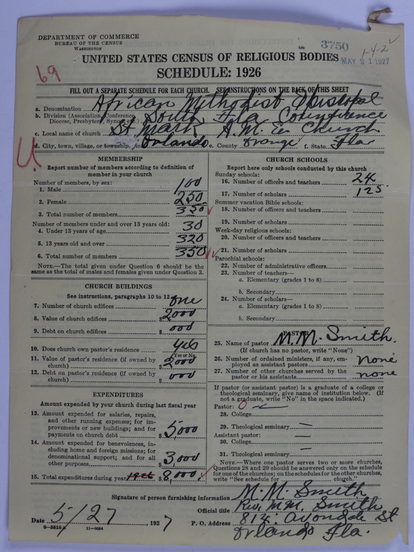 Scan of African Methodist Episcopal Church: 3750