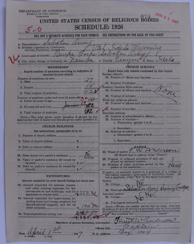 Scan of Salvation Army: 874