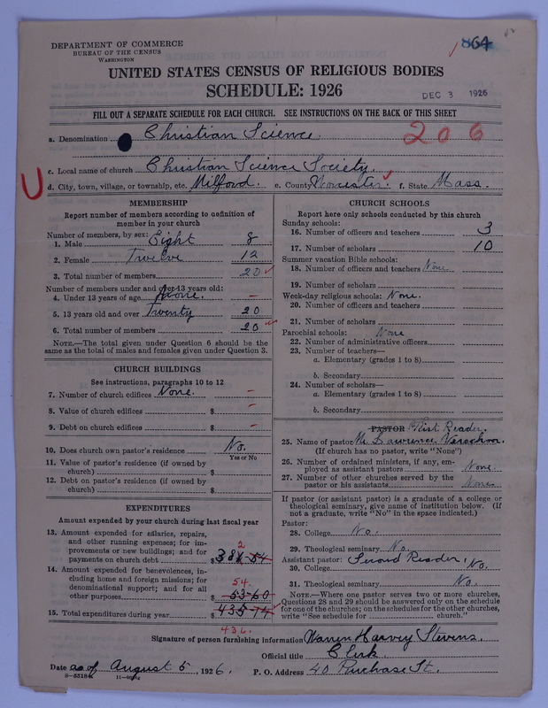 Scan of Church of Christ, Scientist: 864