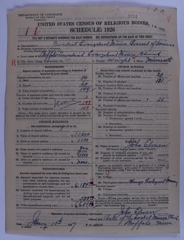 Scan of Swedish Evangelical Mission Covenant of America: 234
