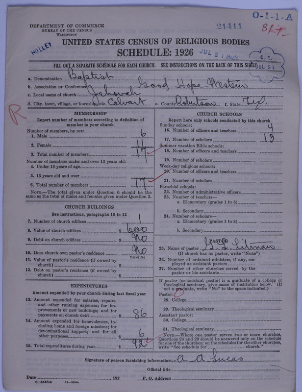 Scan of Negro Baptists: 21411